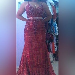 Custom Red Prom Dress